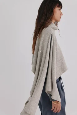 Hoss Intropia Nerea. Capa con lurex Gris Hot