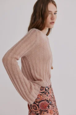 Hoss Intropia Neus. Jersey cuello redondeado Rosa Online