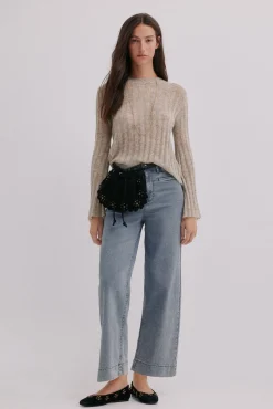 Hoss Intropia Neus. Jersey cuello redondeado Gris Outlet