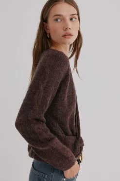 Hoss Intropia Nicoletta. Jersey nudo Marron Outlet