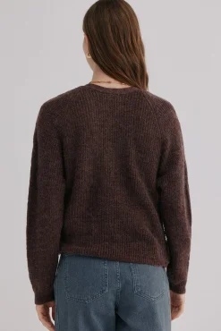 Hoss Intropia Nicoletta. Jersey nudo Marron Outlet