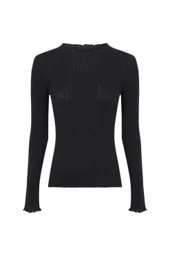 Hoss Intropia Nidia. Top con detalle de ondas Gris