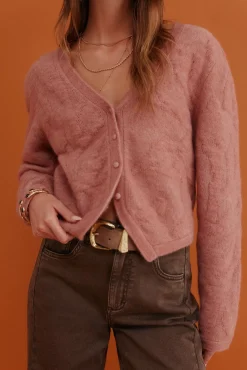 Hoss Intropia Nola. Chaqueta de tricot Rosa Online