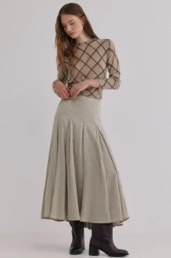 Hoss Intropia Nora. Top estampado Beige New