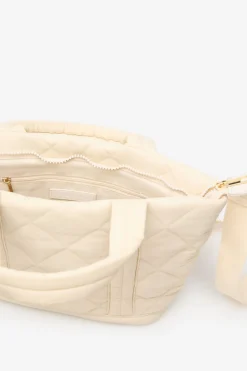 Cortefiel Nylon acolchado porque Marfil Discount