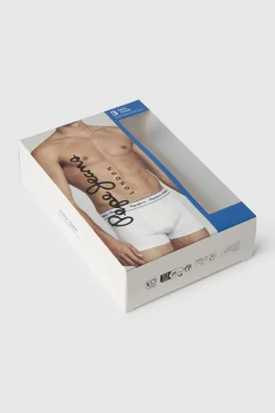 Pepe Jeans Pack 3 boxer de corte recto azul New