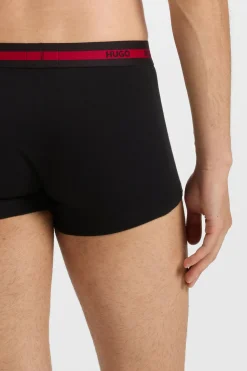 HUGO Pack 3 boxers Negro Hot
