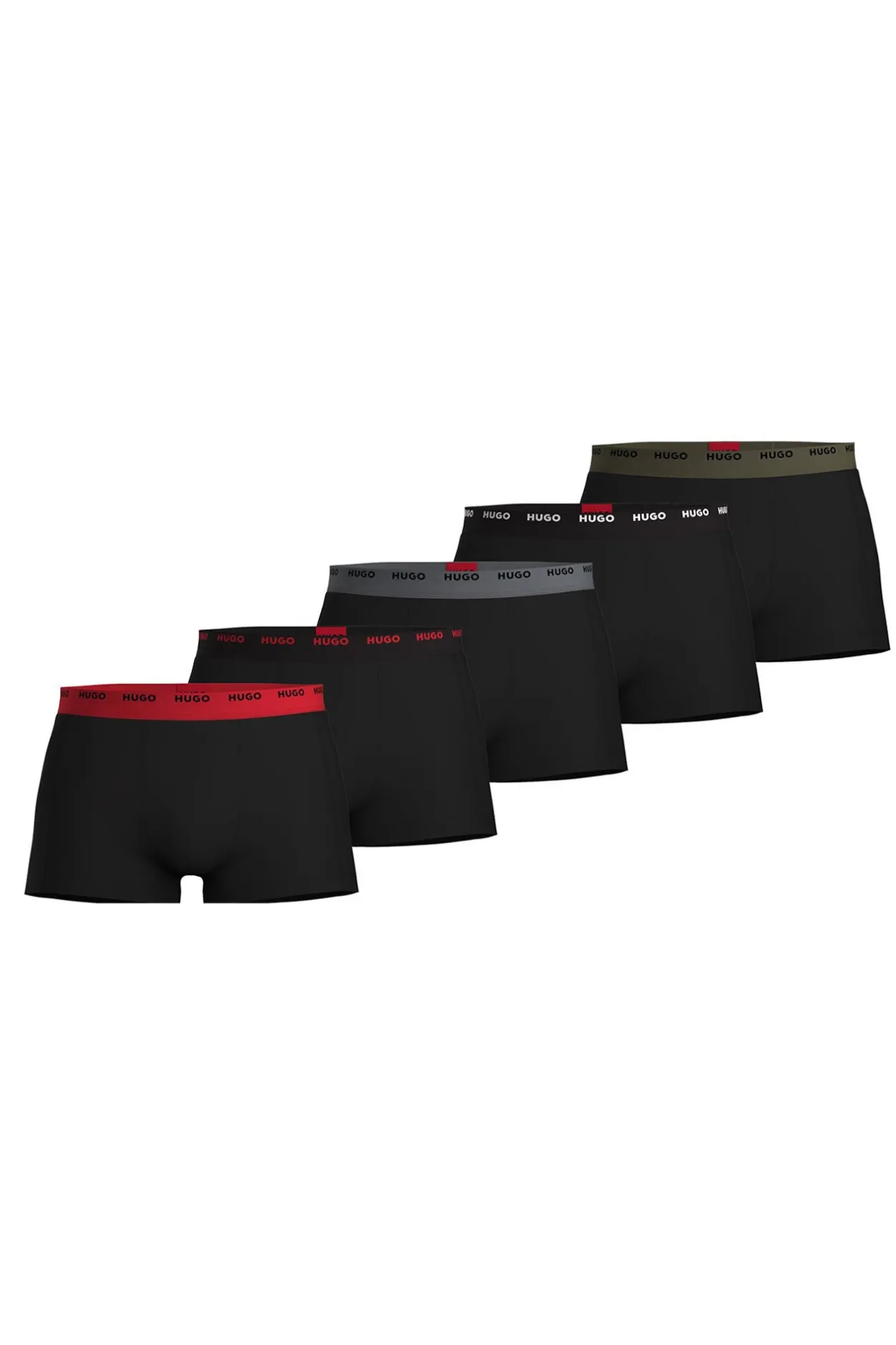 HUGO Pack 5 boxers Negro
