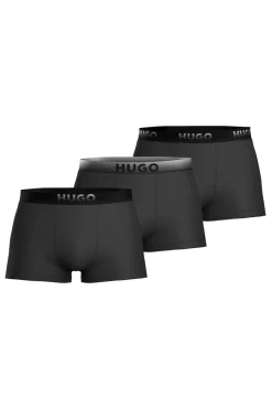 HUGO Pack 3 boxers Negro Outlet
