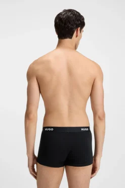 HUGO Pack 3 boxers Negro Outlet