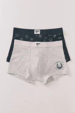 Women'secret Pack 2 boxers country azul