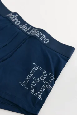 Pedro del Hierro Pack 2 boxers punto Azul Sale