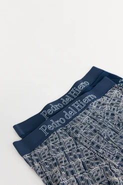Pedro del Hierro Pack 2 boxers punto Azul Sale