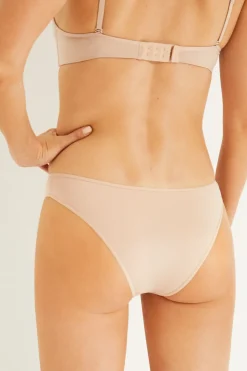 Women'secret Pack 3 bragas brasileñas de microfibra nude Sale