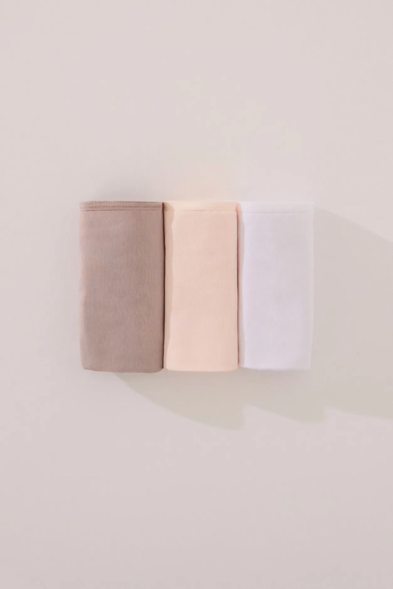 Women'secret Pack 3 bragas brasileñas microfibra blanco New