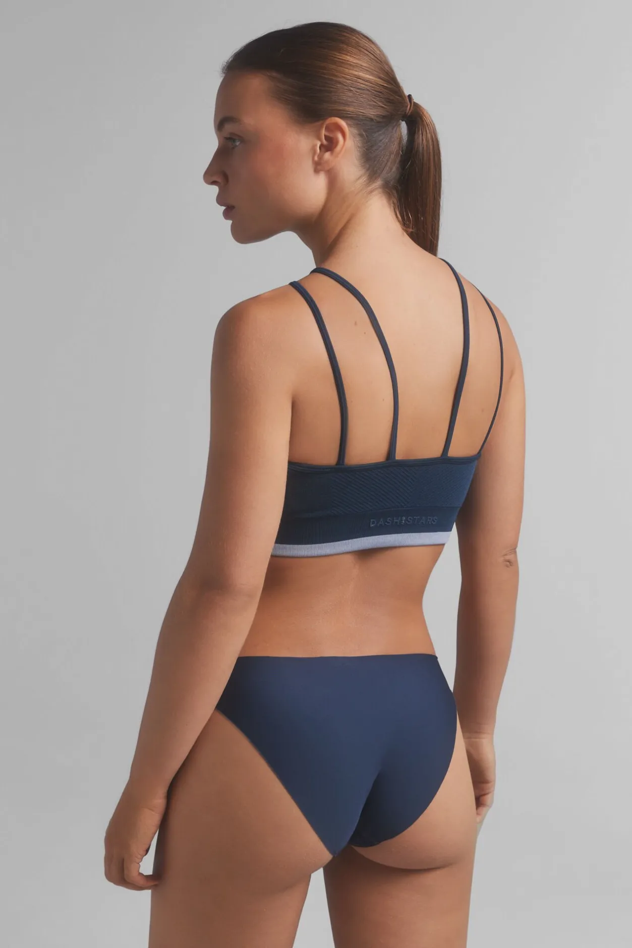 Dash and Stars Pack 2 bragas clásica laser cut azul Sale