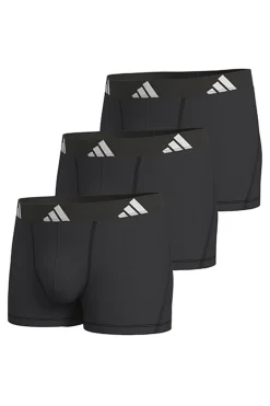 Adidas Pack 3 bóxers algodón Active Flex negro Outlet