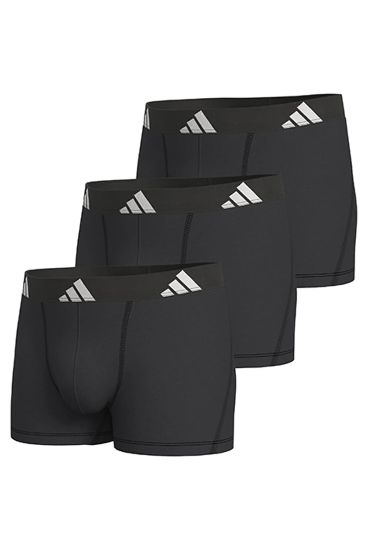 Adidas Pack 3 bóxers algodón Active Flex negro Outlet