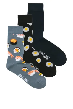 Jack & Jones Pack 3 calcetines azul Online