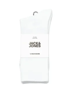 Jack & Jones Pack 3 calcetines blanco