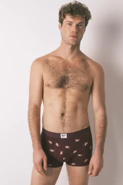 Women'secret Pack 2 calzoncillos bóxer algodón "Taz" burdeos Discount