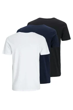 Jack & Jones Pack 3 camisetas blanco Hot