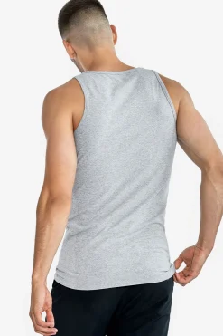 Bread & Boxers Pack 2 camisetas lisas sin mangas es gris Outlet