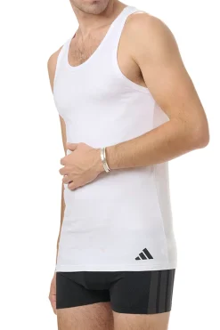 Adidas Pack 2 camisetas sin mangas blanco Clearance