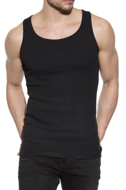 Bread & Boxers Pack 2 camisetas sin mangas de algodón orgánico negras negro Discount