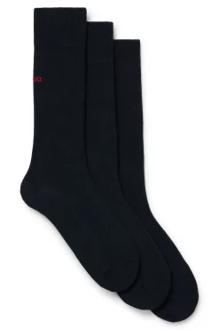 HUGO Pack 3 pares de calcetines Azul marino New