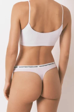 Women'secret Pack 7 tangas algodón colores vivos blanco Sale