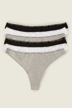 Women'secret Pack 6 tangas algodón orgánico estampado Clearance