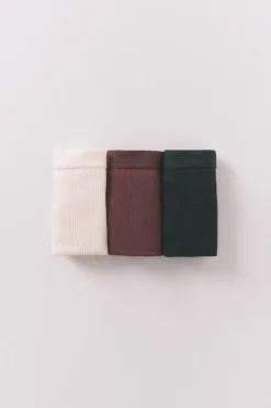 Women'secret Pack 3 tangas canalé blanco Best