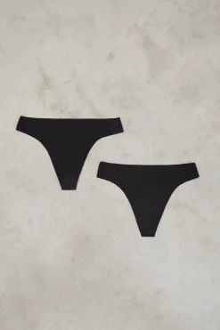 Dash and Stars Pack 2 tangas laser cut negro Discount