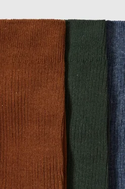 Selected Pack calcetines algodón orgánico. Multicolor Sale