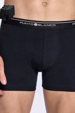 Punto Blanco Pack de 3 boxers algodón negro