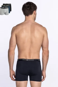 Punto Blanco Pack de 3 boxers algodón estampado Sale