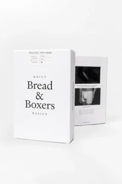 Bread & Boxers Pack de 2 bóxers modal elástico eco s negro Discount