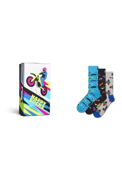 Happy Socks Pack de 3 calcetines de deportes multicolor New