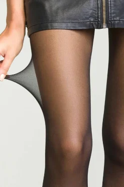 Dim Pack de 2 pantys opaca satinada 15 Deniers negro Discount