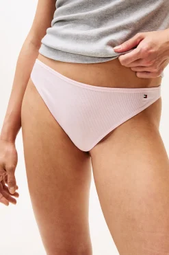 Tommy Jeans Pack de 3 tangas canalé estampado New