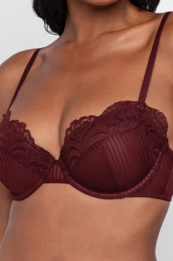 Dorina Pack de dos piezas Emersyn Sujetador demi acolchado rojo New