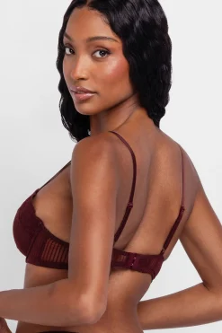 Dorina Pack de dos piezas Emersyn Sujetador demi acolchado rojo New