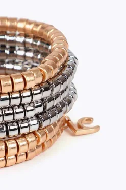 Lola Casademunt Pack pulseras Dorado