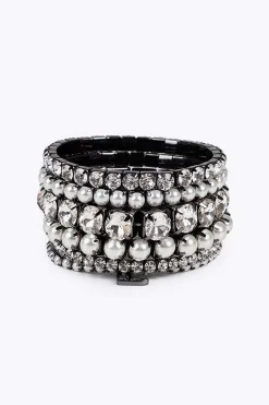 Lola Casademunt Pack pulseras Gris oscuro Best