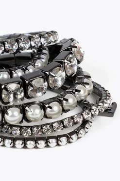 Lola Casademunt Pack pulseras Gris oscuro Best