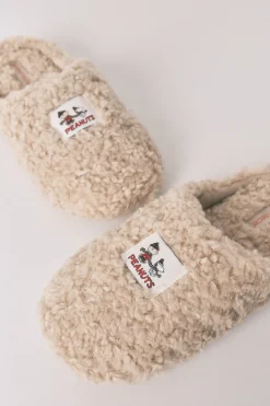 Women'secret Pack regalo zapatillas y antifaz borreguito Snoopy marfil Discount