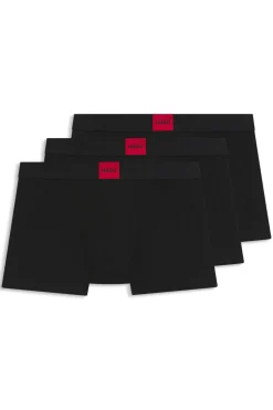 HUGO Pack tres boxers Negro Online
