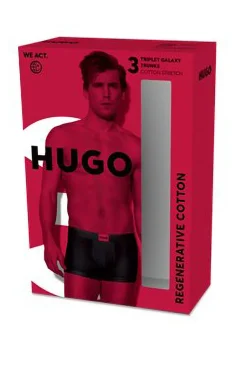 HUGO Pack tres boxers Negro Online