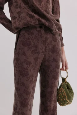 Hoss Intropia Palma. Pantalones jacquard Marron
